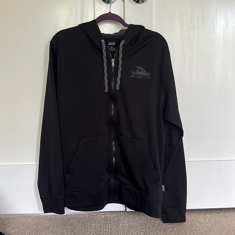 Patagonia hoodie black size large